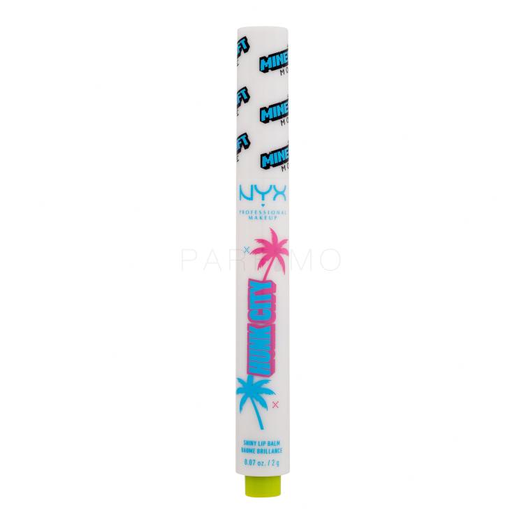 NYX Professional Makeup A Minecraft Movie Fat Oil Slick Click Balsamo per le labbra donna 2 g Tonalità 01 Hunk City