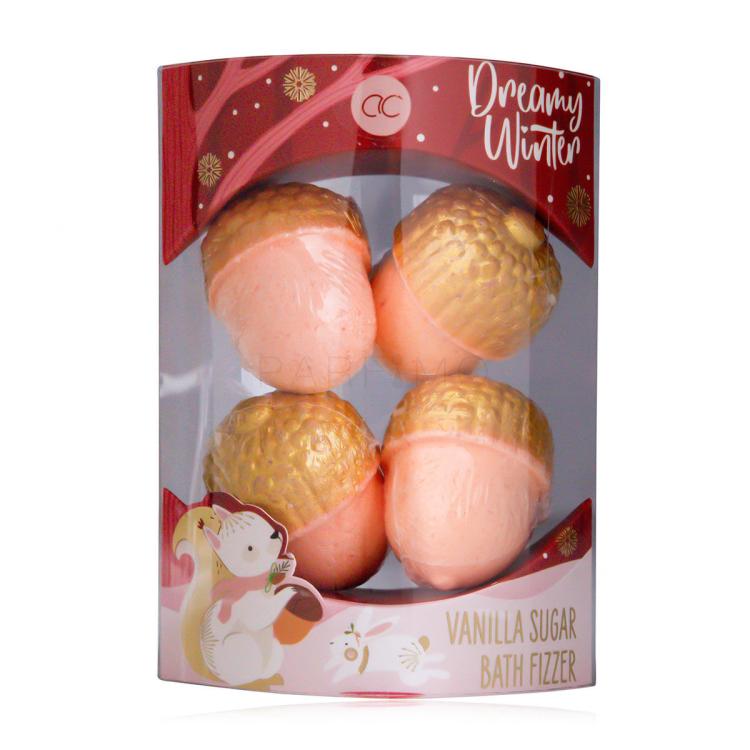 Accentra Dreamy Winter Vanilla Sugar Fizzer Bomba da bagno 4x30 g