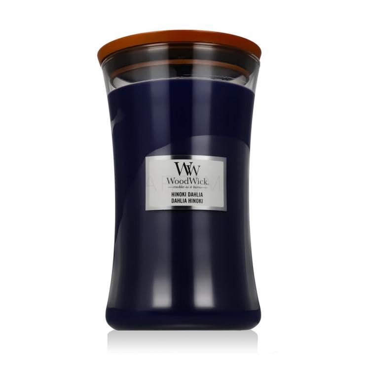 WoodWick Hinoki Dahlia Candela profumata 609,5 g