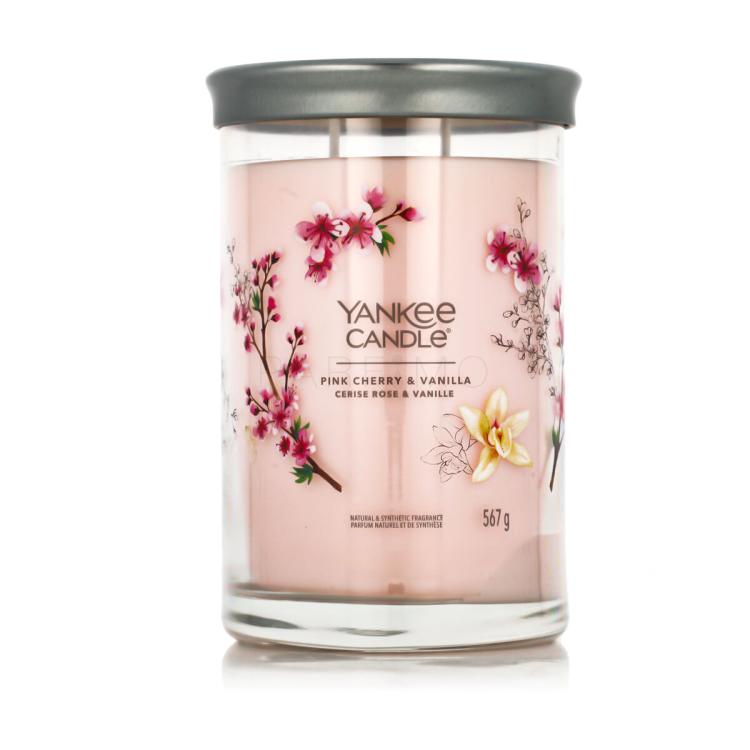 Yankee Candle Signature Pink Cherry &amp; Vanilla Tumbler Candela profumata 567 g