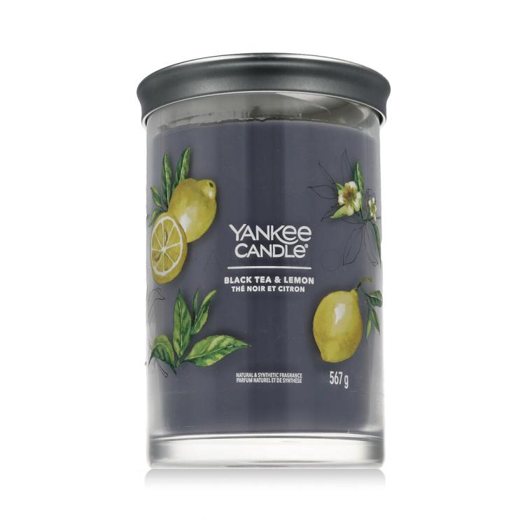 Yankee Candle Signature Black Tea &amp; Lemon Tumbler Candela profumata 567 g