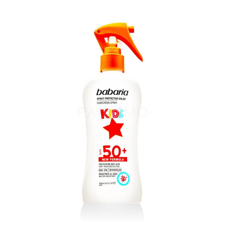 Babaria Kids Sunscreen Spray SPF50+ Protezione solare corpo bambino 200 ml