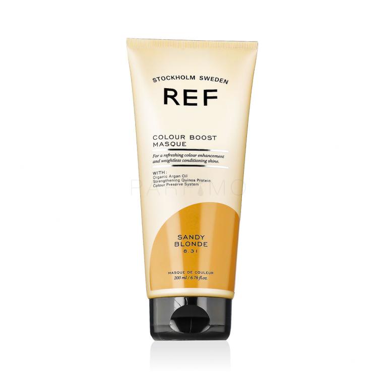 REF Colour Boost Masque Tinta capelli 200 ml Tonalità Sandy Blonde 8.31