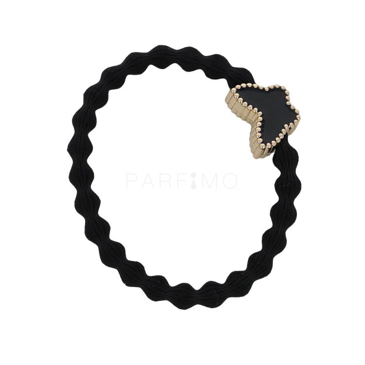 By Eloise London Enamel Gold Butterfly Elastico per capelli donna 1 pz Tonalità černá