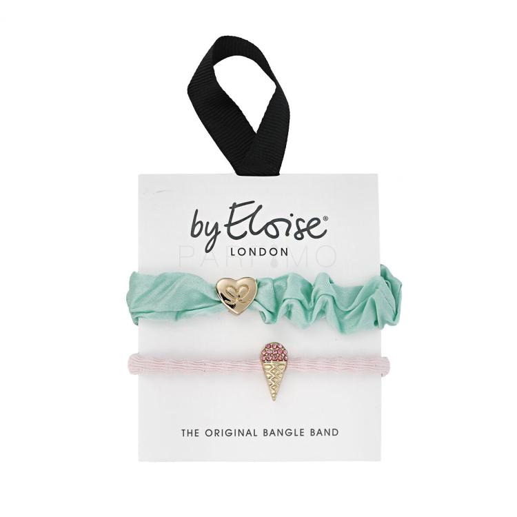 By Eloise London Set Mint &amp; Strawberry Elastico per capelli donna 1 pz