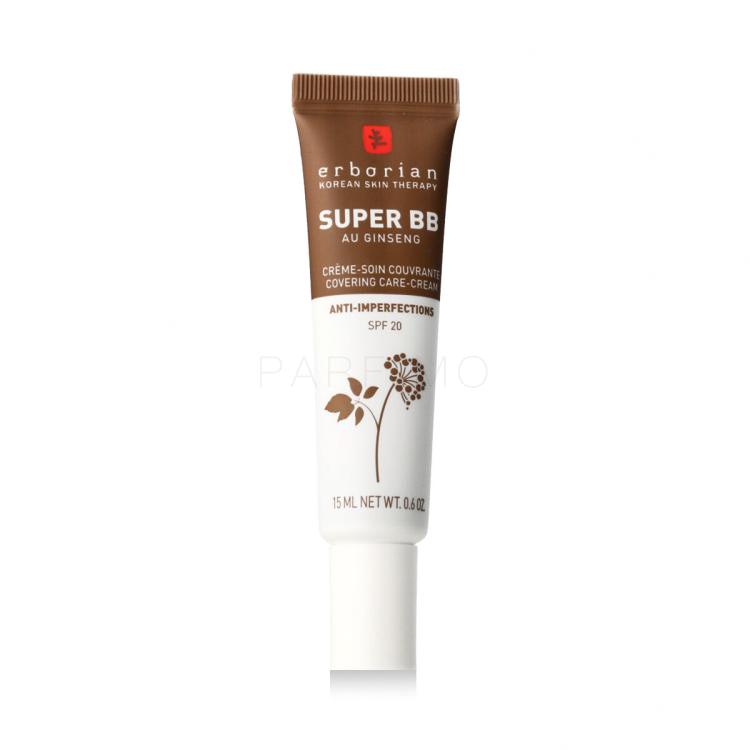 Erborian Super BB Covering Care-Cream SPF20 BB cream donna 15 ml Tonalità Chocolate