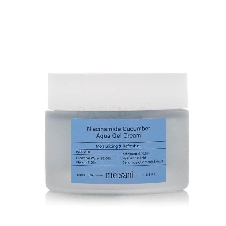 Meisani Niacinamide Cucumber Aqua Gel Cream Crema giorno per il viso 50 ml