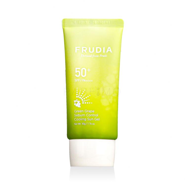 Frudia Green Grape Sebum Control Cooling Sun Gel SPF50+ Protezione solare viso 50 g