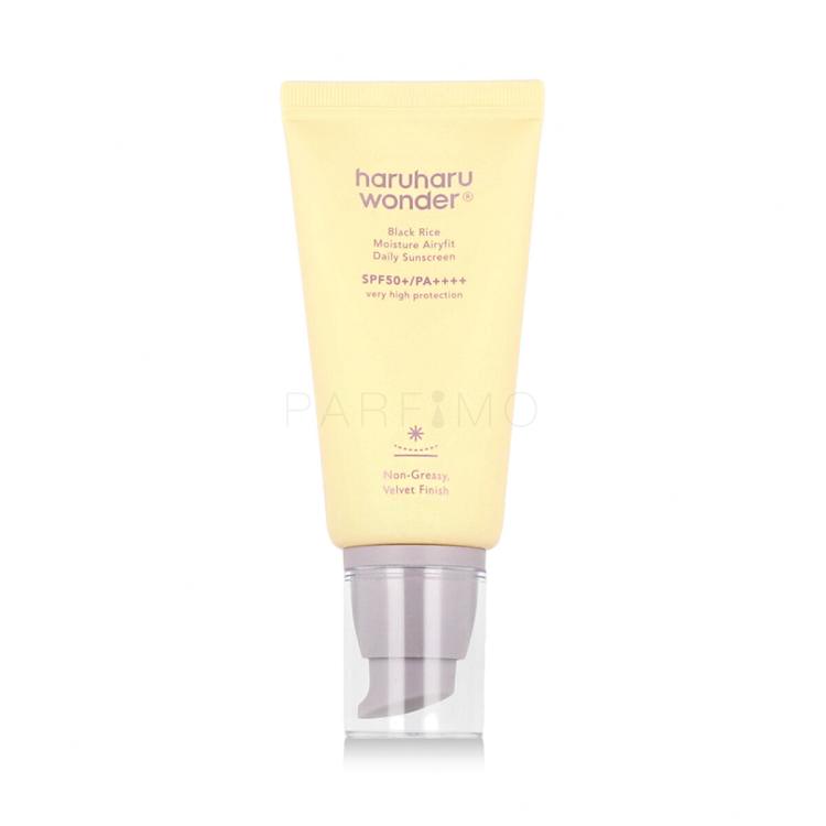 HaruHaru Wonder Black Rice Moisture Airyfit Daily Sunscreen SPF50+ Protezione solare viso 50 ml