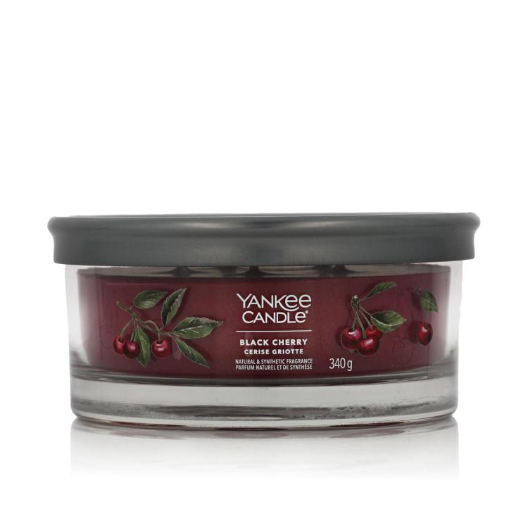 Yankee Candle Signature Black Cherry Candela profumata 340 g