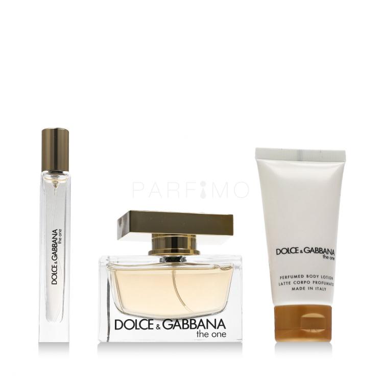 Dolce&amp;Gabbana The One Pacco regalo eau de parfum 75 ml + lozione corpo 50 ml + eau de parfum 10 ml