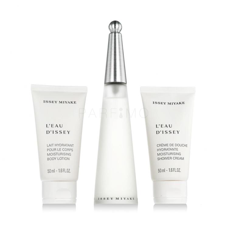 Issey Miyake L&#039;Eau D&#039;Issey Pacco regalo Eau de Toilette 50 ml + 50 ml lozione per il corpo + 50 ml doccia gel