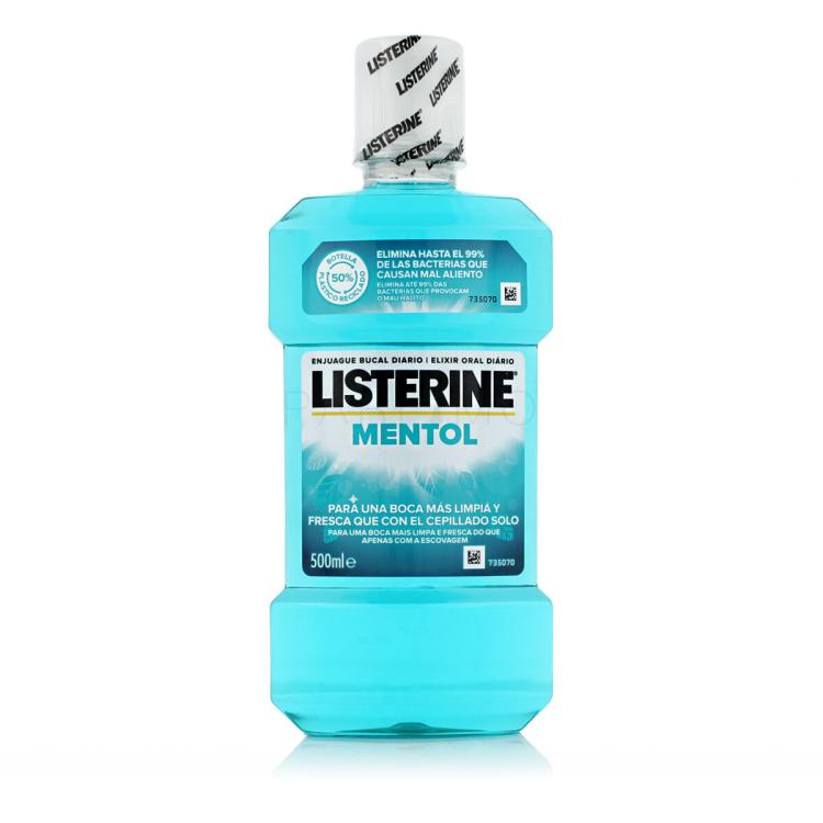 Listerine Mentol Mouthwash Collutorio 500 ml