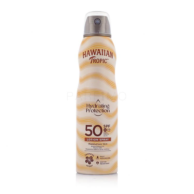 Hawaiian Tropic Hydrating Protection Lotion Spray SPF50 Protezione solare corpo 220 ml