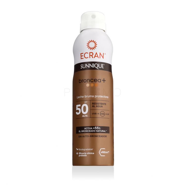 Ecran Sunnique Broncea+ Protective Mist Milk SPF50 Protezione solare corpo 250 ml