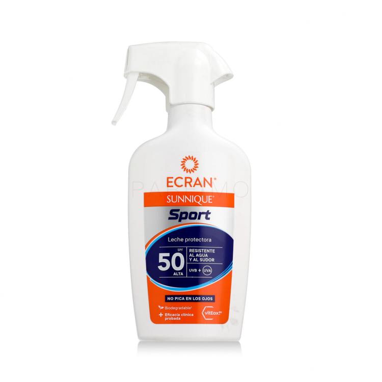 Ecran Sunnique Sport Protective Milk Spray SPF50 Protezione solare corpo 270 ml
