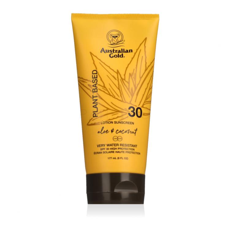 Australian Gold Plant Based Aloe &amp; Coconut Lotion Sunscreen SPF30 Protezione solare corpo 177 ml