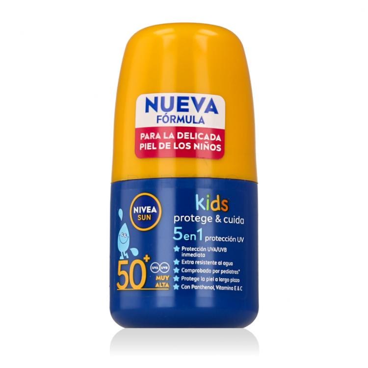 Nivea Sun Kids Protect &amp; Care SPF50+ Protezione solare corpo bambino Rollerball 50 ml