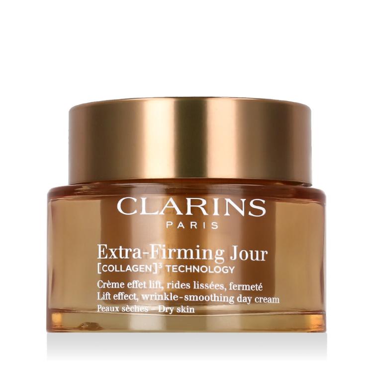 Clarins Extra-Firming Jour Lift Effect, Wrinkle Smoothing Day Cream Crema giorno per il viso donna Ricaricabile 50 ml