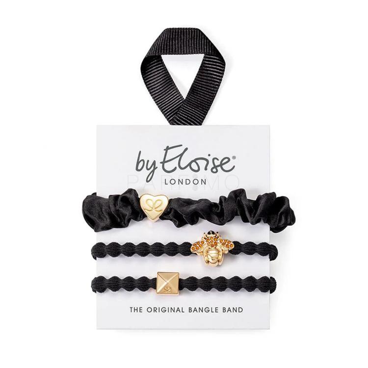 By Eloise London Set Bee Black Elastico per capelli donna 1 pz