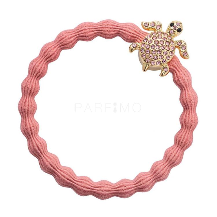 By Eloise London Bling Charms Gold Diamanté Turtle Elastico per capelli donna 1 pz Tonalità Coral