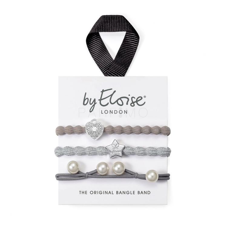 By Eloise London Set Shades of Grey Elastico per capelli donna 1 pz