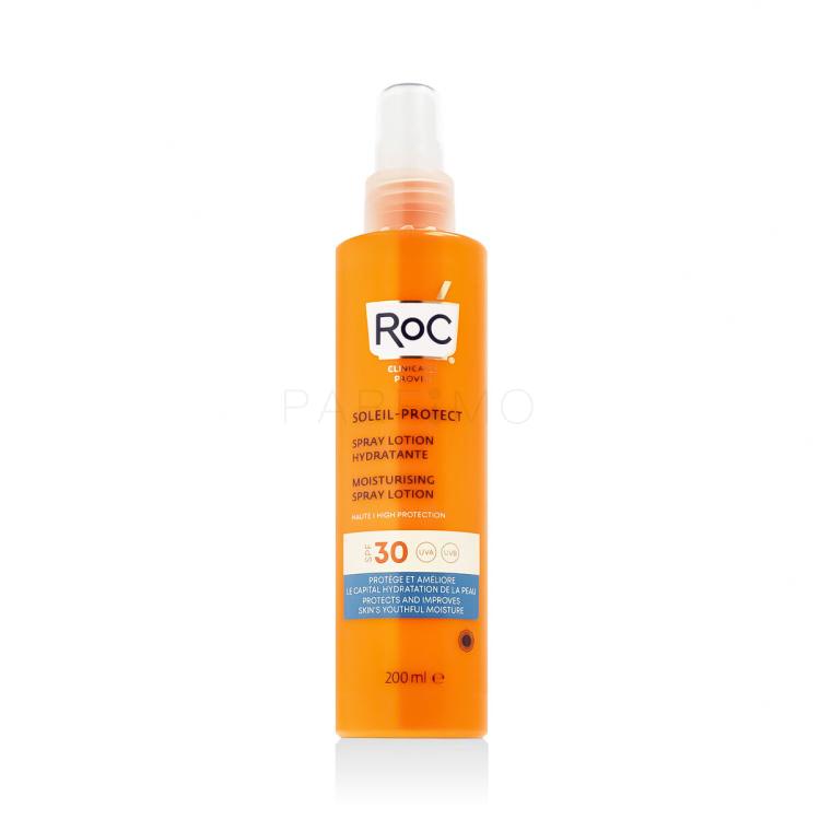 RoC Soleil-Protect Moisturising Spray Lotion SPF30 Protezione solare corpo donna 200 ml