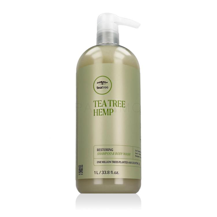 Paul Mitchell TEA TREE Hemp Restoring Shampoo &amp; Body Wash Shampoo 1000 ml