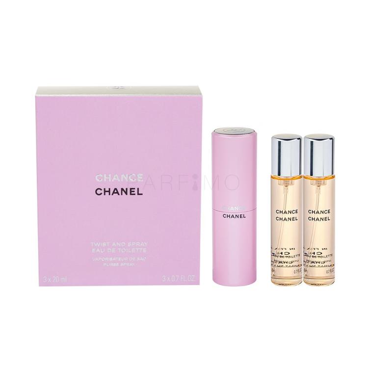 Chanel Chance Eau de Toilette donna Twist and Spray 3x20 ml