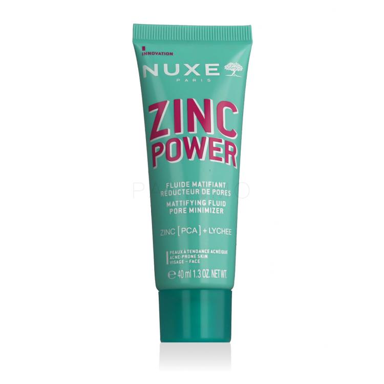NUXE Zinc Power Mattifying Fluid Pore Minimizer Crema giorno per il viso 40 ml
