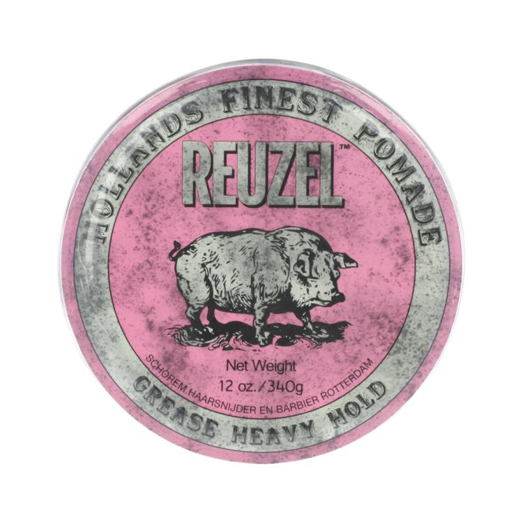 Reuzel Hollands Finest Pomade Grease Heavy Hold Cera per capelli uomo 340 g