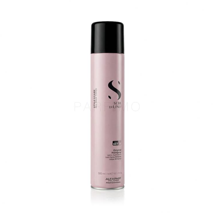 ALFAPARF MILANO Semi Di Lino Style &amp; Care Original Hairspray Lacca per capelli donna 500 ml