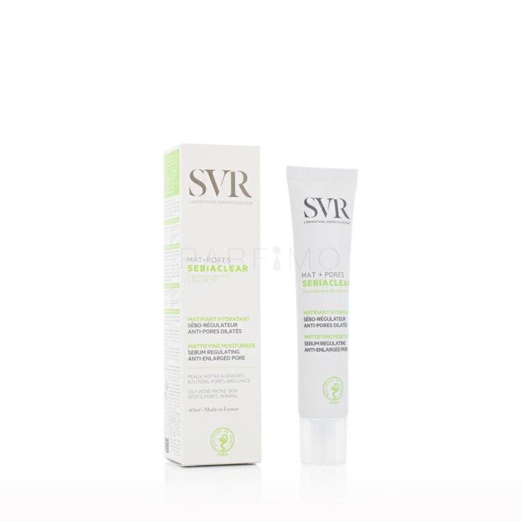 SVR Sebiaclear Mat + Pores Mattifying Moisturiser Crema giorno per il viso donna 40 ml