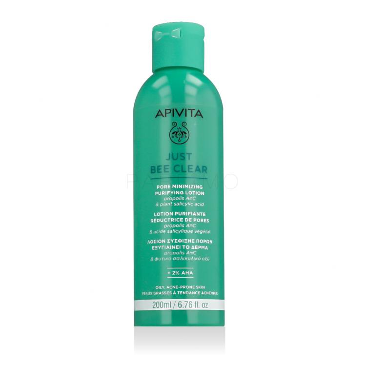 Apivita Just Bee Clear Pore Minimizing Purifying Lotion Acqua detergente e tonico 200 ml