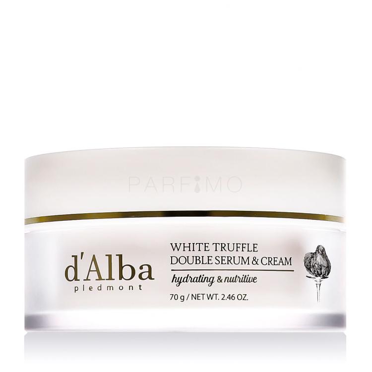 d'Alba White Truffle Double Serum &amp; Cream Crema giorno per il viso donna 70 g