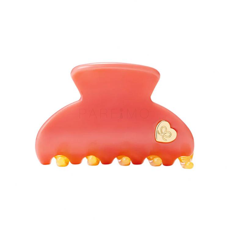 By Eloise London Medium Hair Claw Gold Heart Fermaglio per capelli donna 1 pz Tonalità Coral Sunset