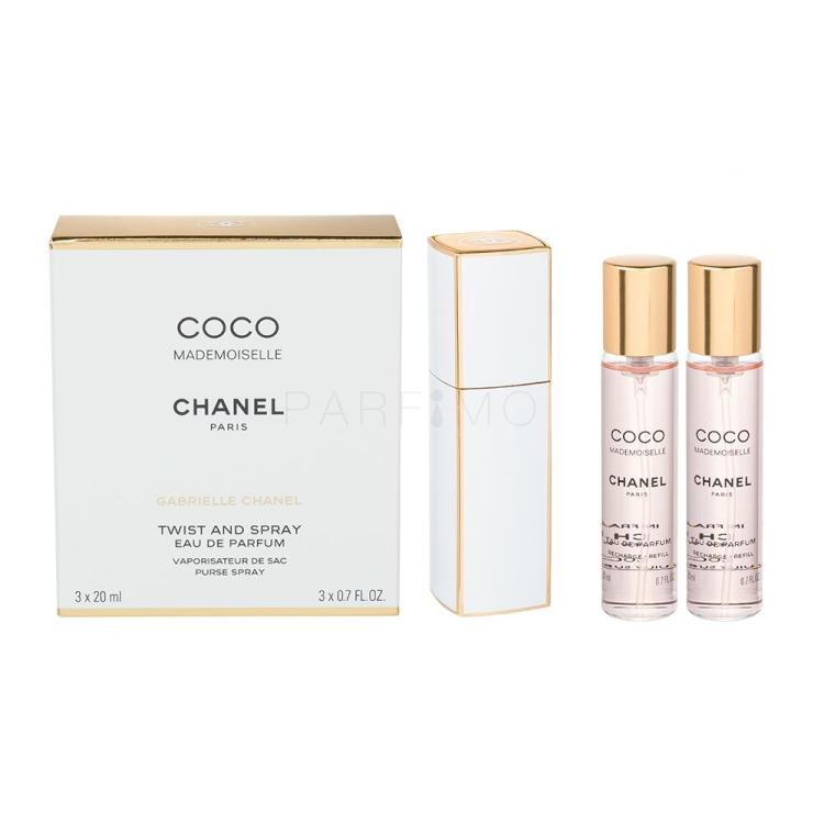 Chanel Coco Mademoiselle Eau de Parfum donna Twist and Spray 3x20 ml
