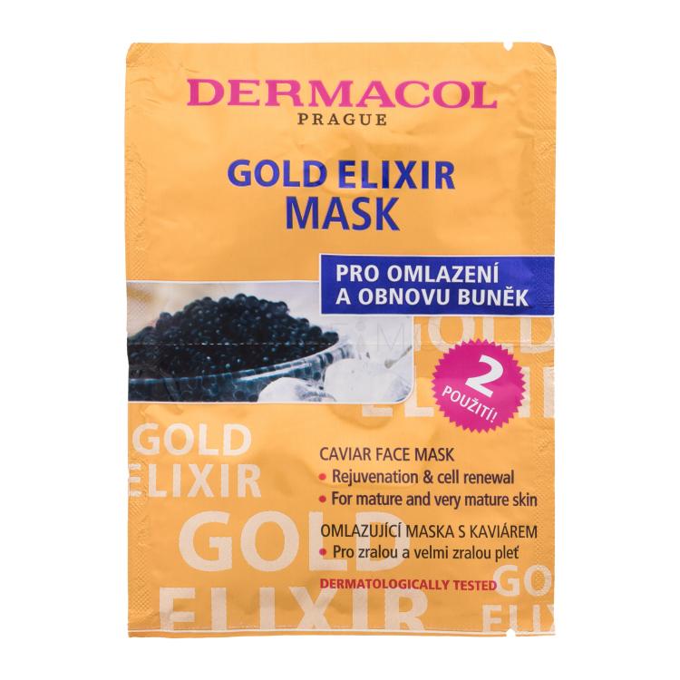 Dermacol Gold Elixir Maschera per il viso donna 16 ml