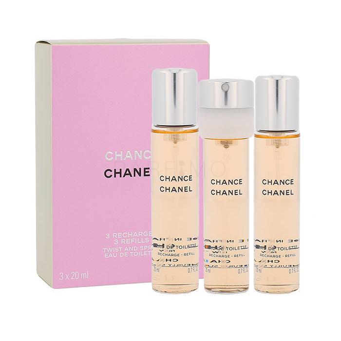 Chanel Chance Eau de Toilette donna Ricarica 3x20 ml