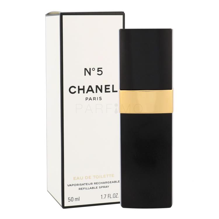 Chanel N°5 Eau de Toilette donna Ricaricabile 50 ml