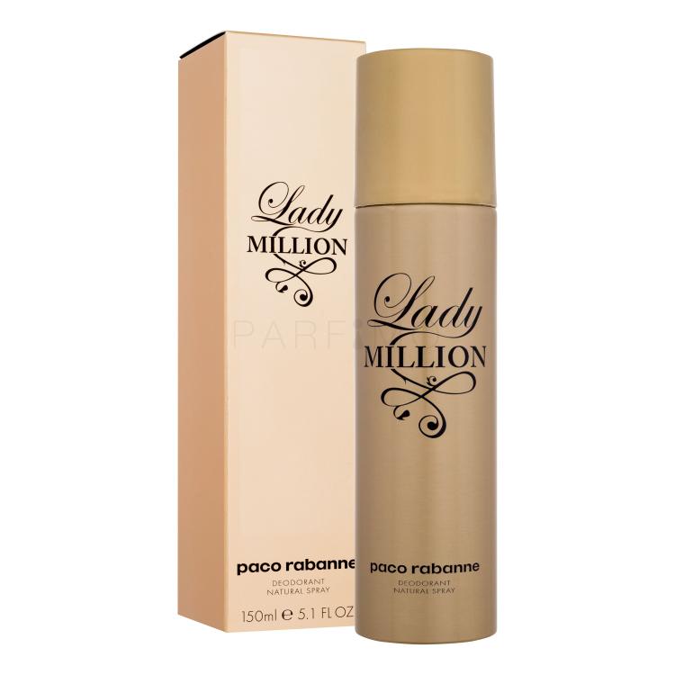 Paco Rabanne Lady Million Deodorante donna 150 ml