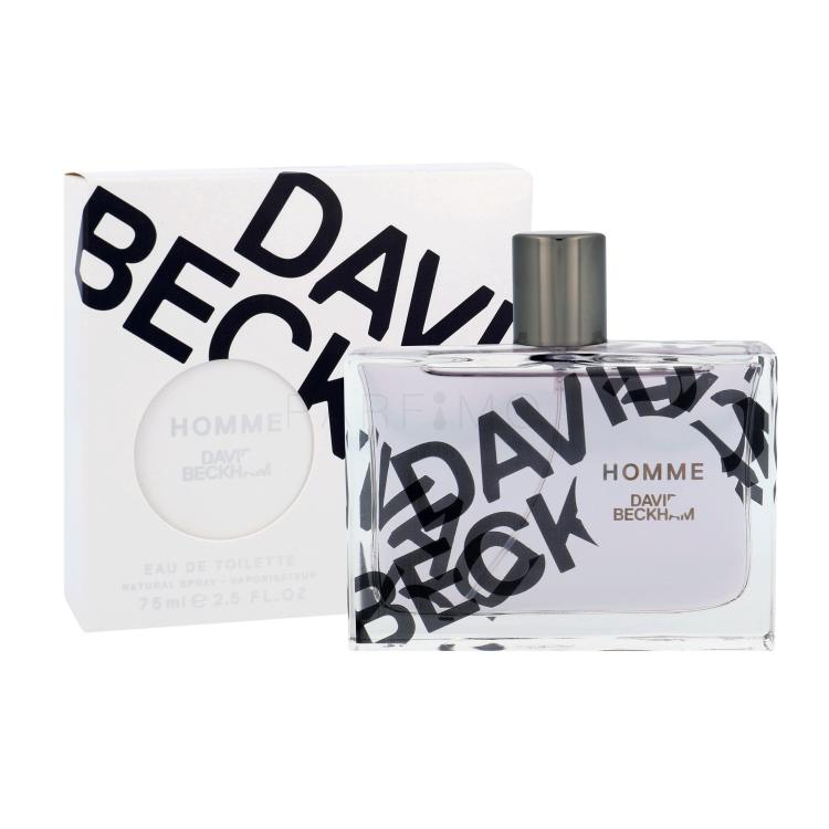 David Beckham Homme Eau de Toilette uomo 75 ml