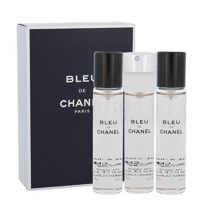 Chanel Bleu de Chanel Eau de Toilette uomo Ricarica 3x20 ml