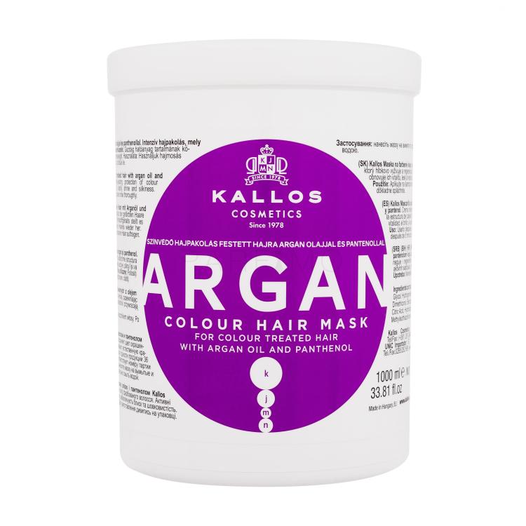 Kallos Cosmetics Argan Maschera per capelli donna 1000 ml