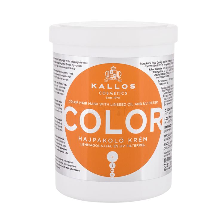 Kallos Cosmetics Color Maschera per capelli donna 1000 ml
