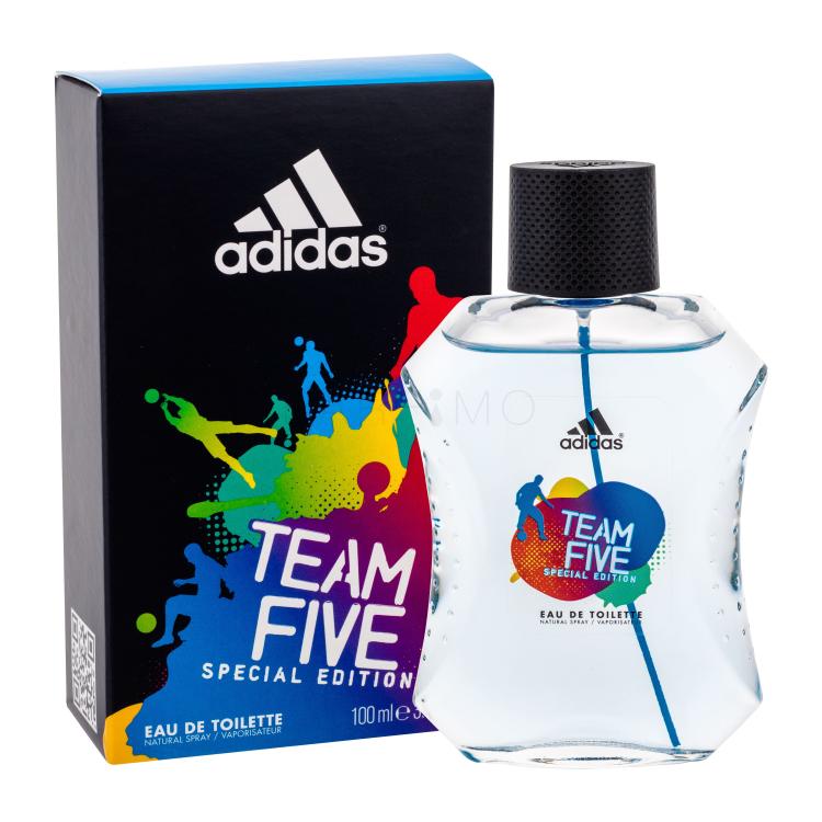 Adidas Team Five Special Edition Eau de Toilette uomo 100 ml