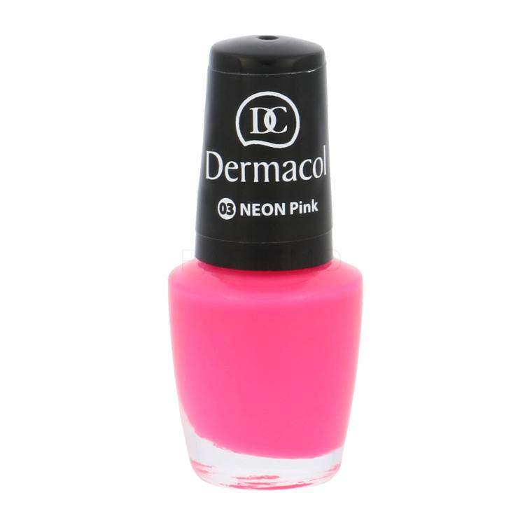 Dermacol Neon Smalto per le unghie donna 5 ml Tonalità 03 Pink