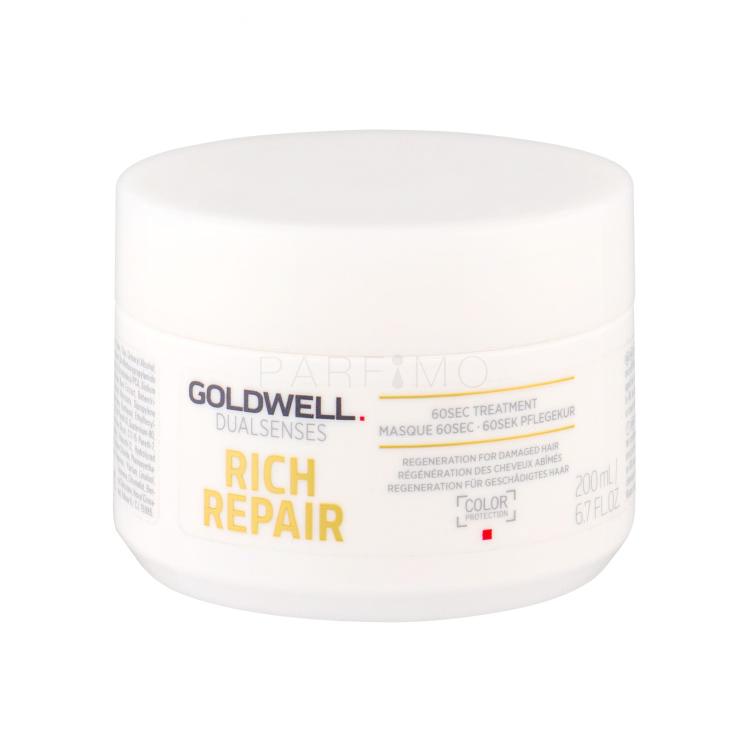 Goldwell Dualsenses Rich Repair 60sec Treatment Maschera per capelli donna 200 ml