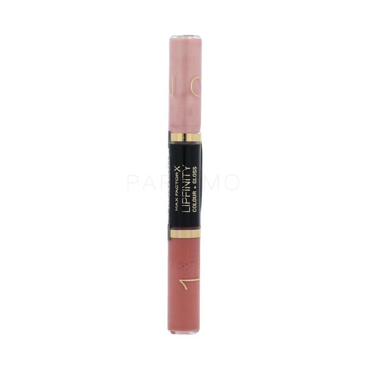 Max Factor Lipfinity Colour + Gloss Rossetto donna Tonalità 590 Glazed Caramel Set