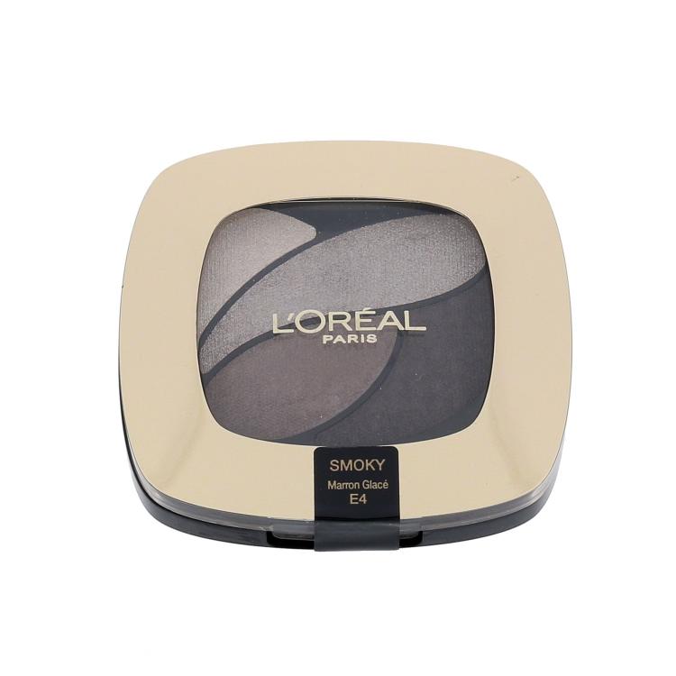 L&#039;Oréal Paris Color Riche Quad Eye Shadows Ombretto donna 2,5 ml Tonalità E4 Marron Glacé